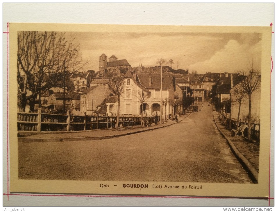 GOURDON, Avenue Du Foirail - Gourdon