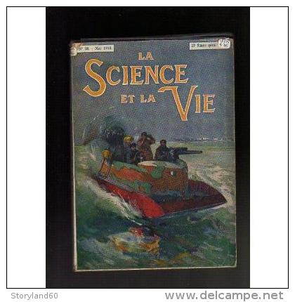 La Science Et La Vie N° 38 De Mai 1918 - Weltkrieg 1914-18