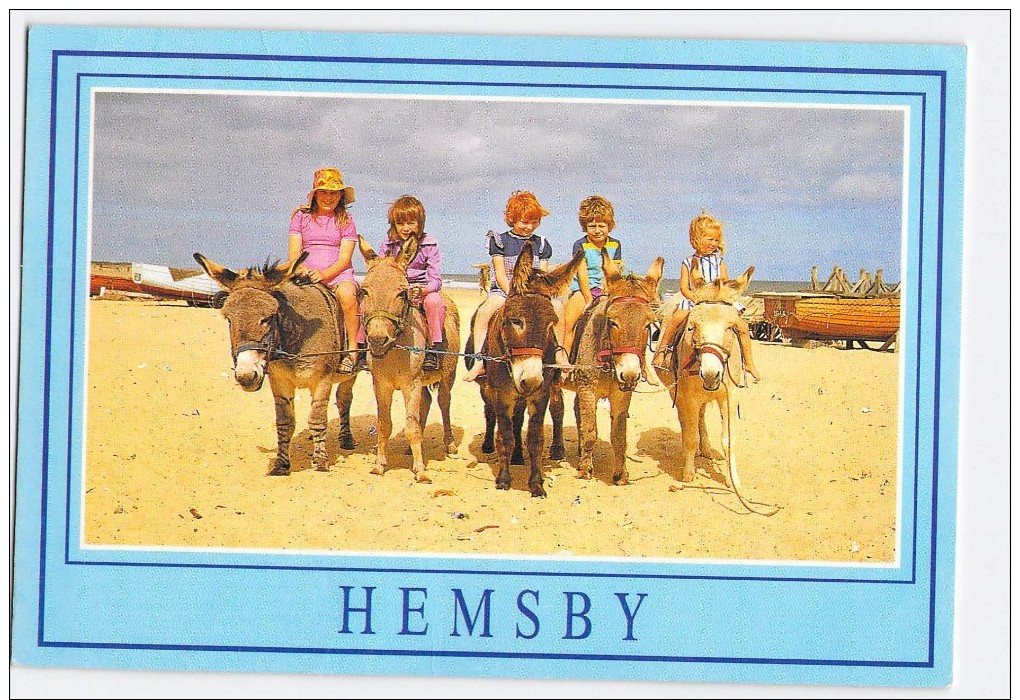 Donkey Rides On Hemsby Beach, Norfolk - 1980 - 90's - Sonstige & Ohne Zuordnung