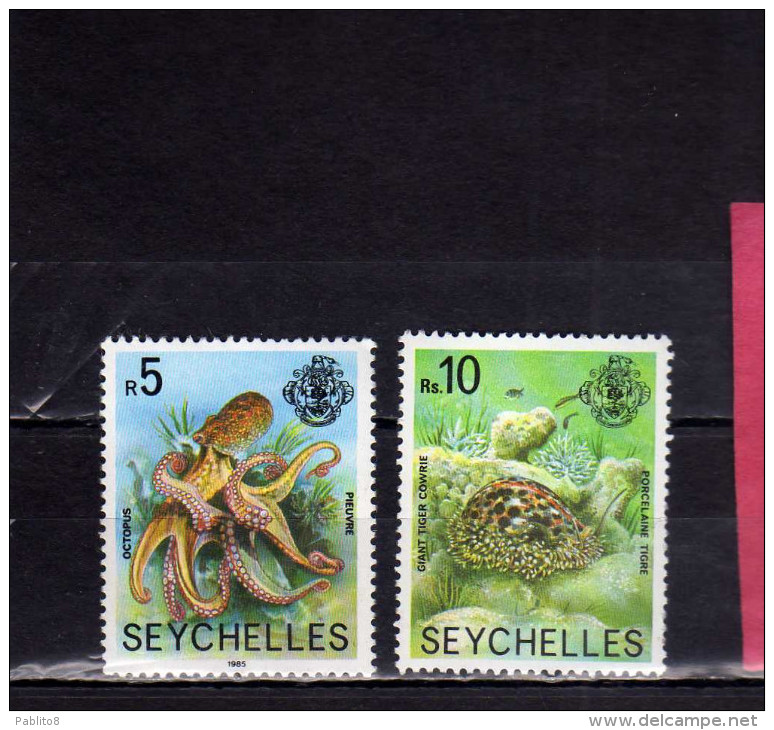 SEYCHELLES 1981 MARINE FAUNA FISHES MARINA PESCI MNH - Seychelles (1976-...)