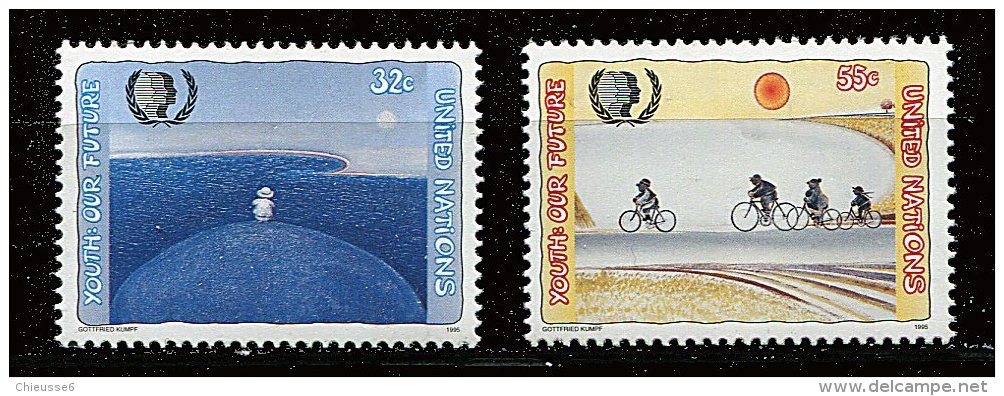 Nations Unies - New York** N° 673/674 - La Jeunesse, Notre Avenir - Unused Stamps