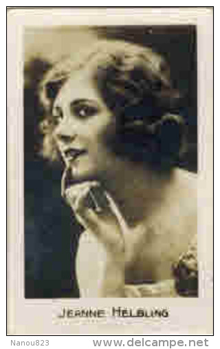 PHOTO Publicité Chocolat Cigarette Chewing Gum Artiste Spectacle Cinéma Actrice Jeanne HELBLING THANN NEW YORK - Altri & Non Classificati