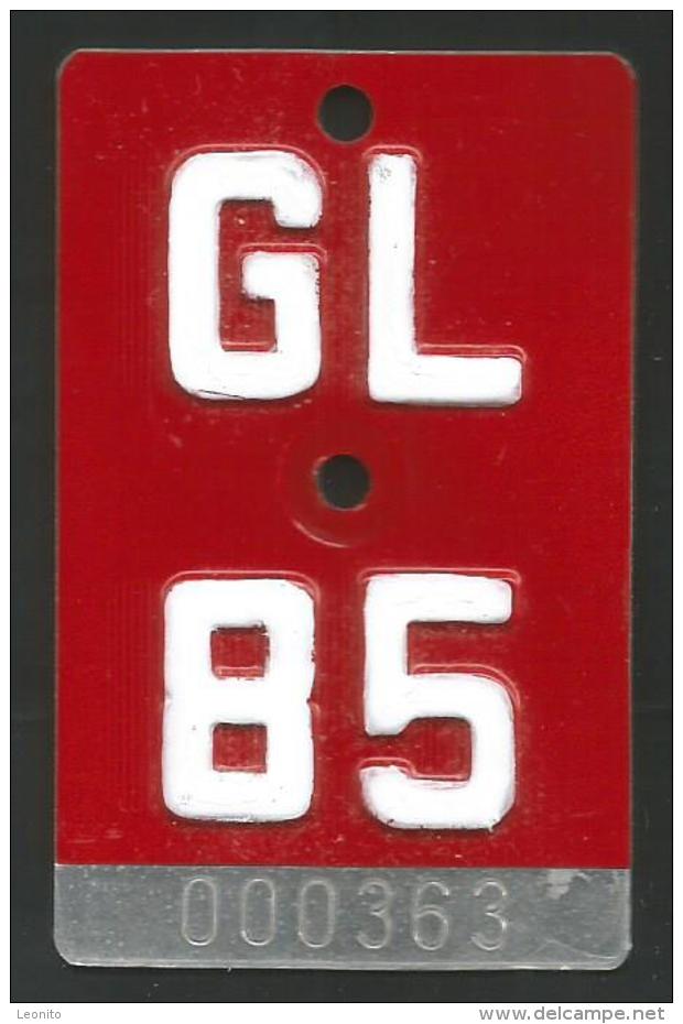 Velonummer Glarus GL 85 - Plaques D'immatriculation