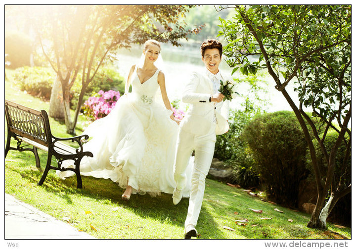 (N57-022 ) Mariage Wedding Photography Hochzeitsfotografie, Bride Groom Marriage,Postal Stationery-Entier Postal - Fotografie