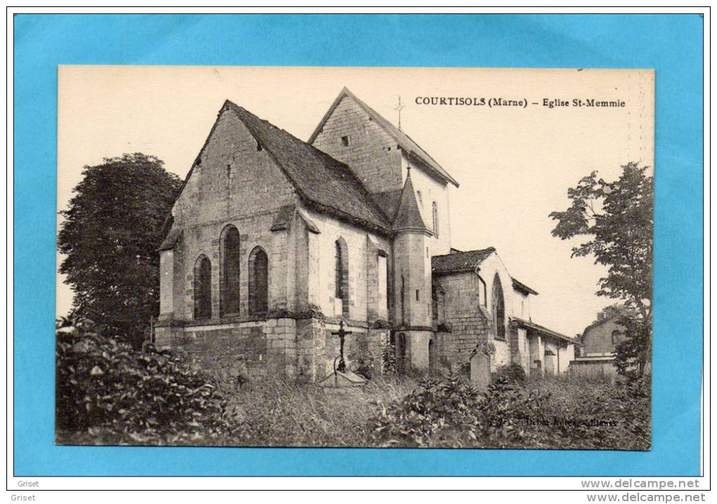 MARNE -COURTISOLS --EGLISE ST MEMMIE - Courtisols