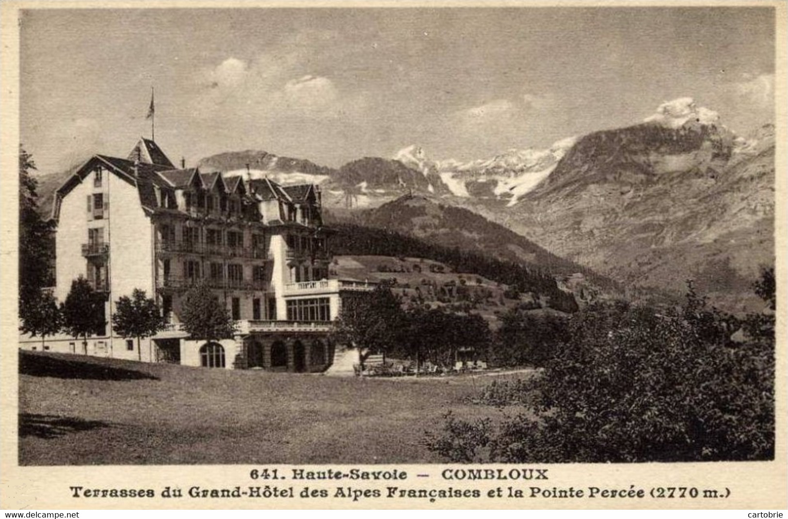 Dépt 74 - COMBLOUX - Terrasses Du Grand-Hôtel Des Alpes Françaises - Combloux