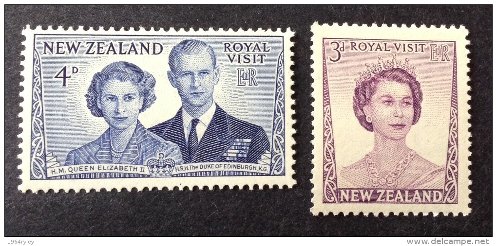 New Zealand 1953 Sc 286/287 Mh* - Neufs