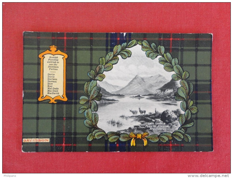 United Kingdom > Scotland> Argyllshire Davidson   Not Mailed   Ref 1327 - Argyllshire