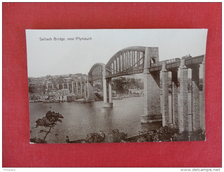 > England> Devon > Saltash Bridge Near  Plymouth    Ca 1910   Not Mailed   Ref 1327 - Plymouth