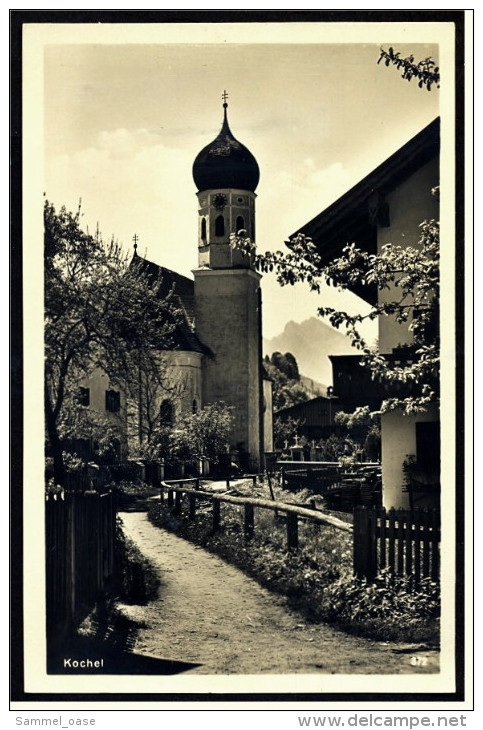 Kochel Am See  -  Kath. Kirche  -  Ansichtskarte Ca.1955    (3156) - Penzberg