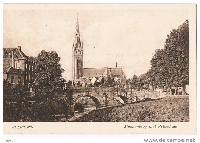 Roermond  Steenenbrug Met Kathedraal - Roermond