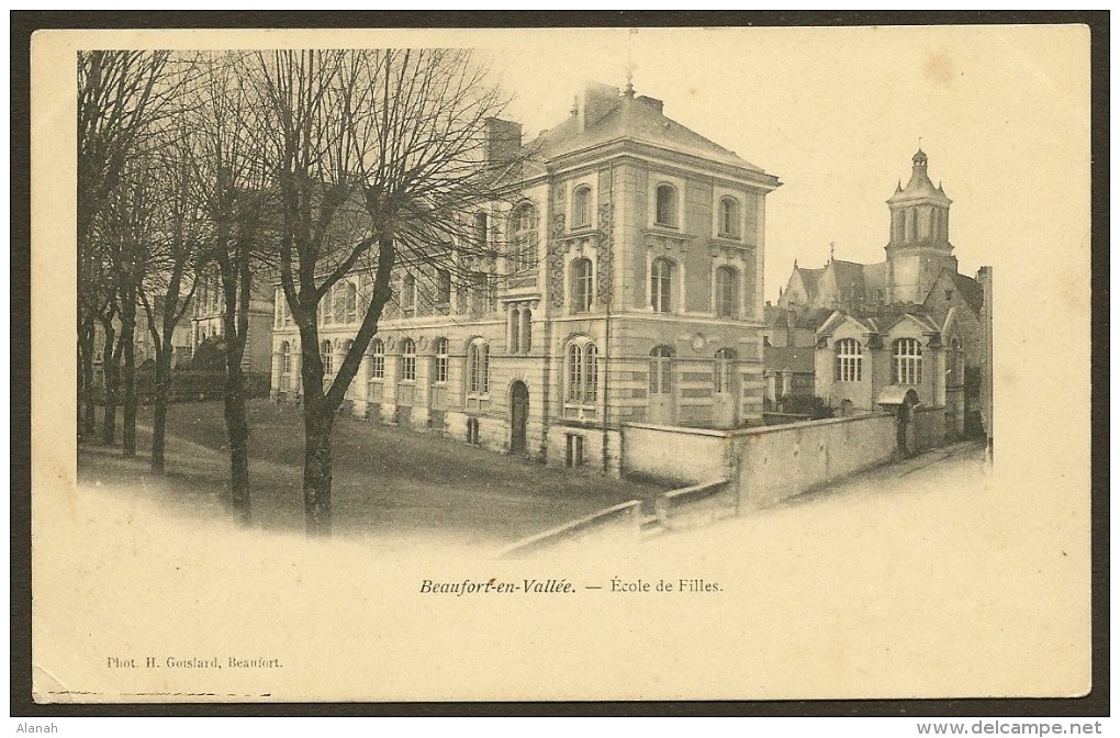 BEAUFORT En VALLEE Ecole De Filles (Goislard) Maine & Loire (49) - Autres & Non Classés