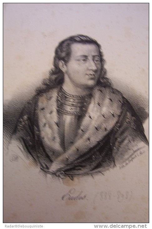 184 portraits historiques.de CLODION à henri DUC D'ORLEANS.litho.de DELPECH à PARIS.25 cm X 17 cm.