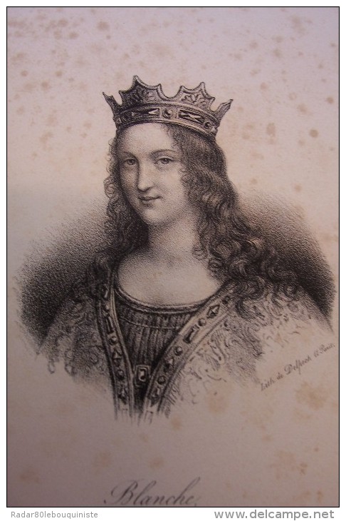 184 portraits historiques.de CLODION à henri DUC D'ORLEANS.litho.de DELPECH à PARIS.25 cm X 17 cm.