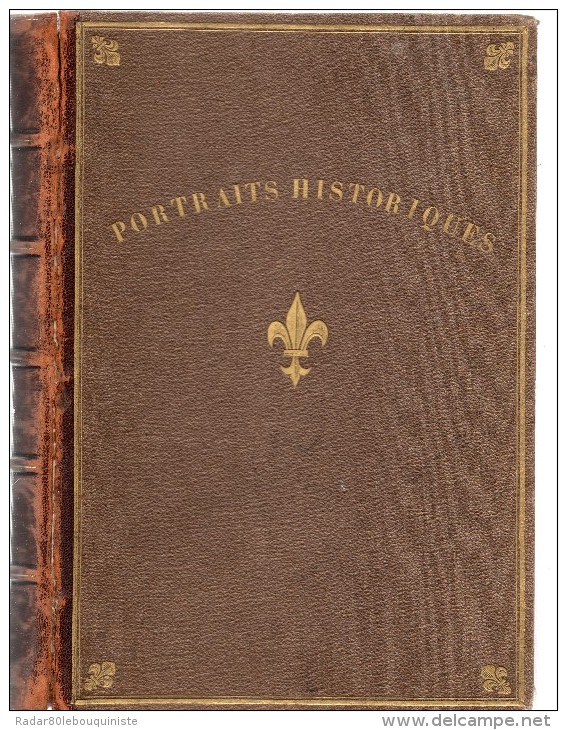 184 portraits historiques.de CLODION à henri DUC D'ORLEANS.litho.de DELPECH à PARIS.25 cm X 17 cm.