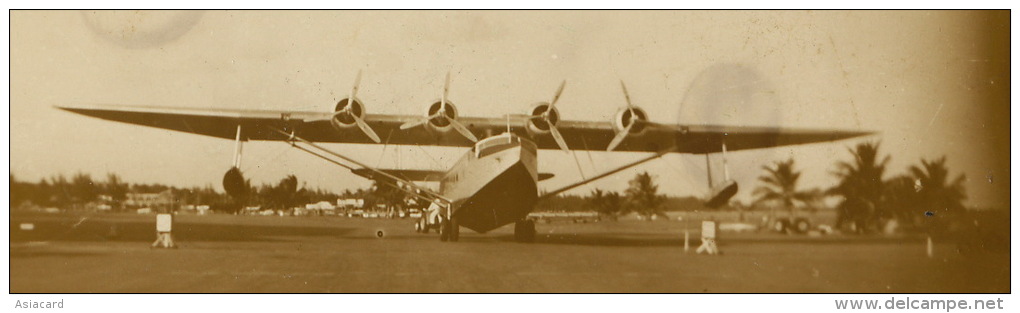 Real Photo Hydravion Miami Beach Florida 1938 Hydroplane - Miami Beach