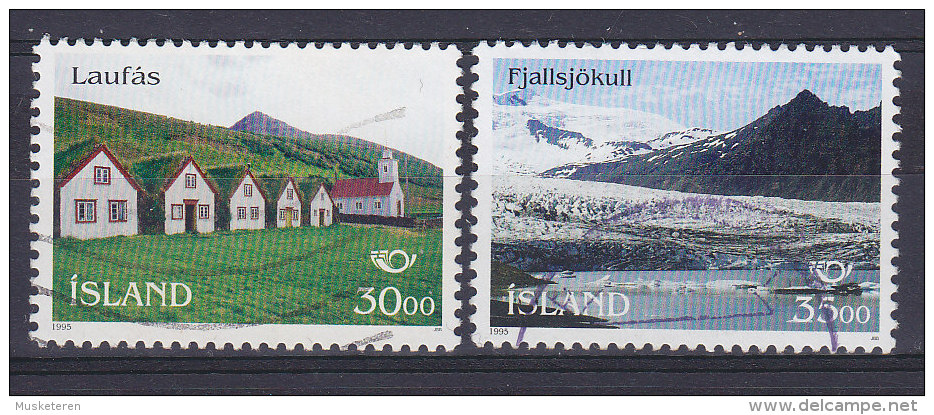 Iceland 1995 Mi. 824-25 NORDEN Complete Set - Usados