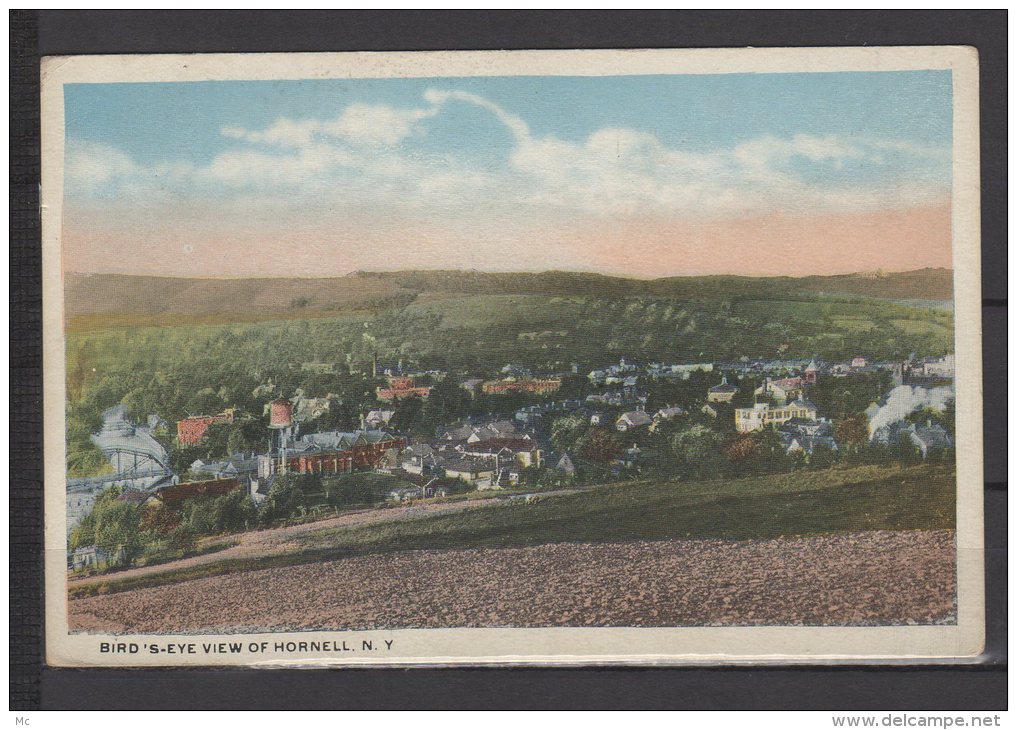 Bird's Eye View Of Hornell - New York - Panoramic Views