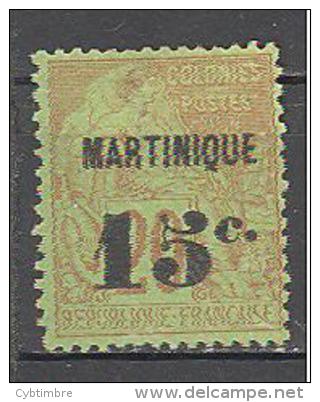 Martinique: Yvert 16*; MLH; Signé Calves; Voir Scan - Neufs