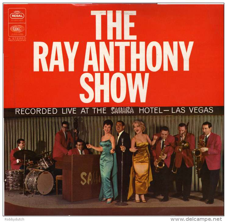 * LP *  THE RAY ANTHONY SHOW (Live At The Sahara, Las Vegas)(England 1960 EX-!!!) - Jazz