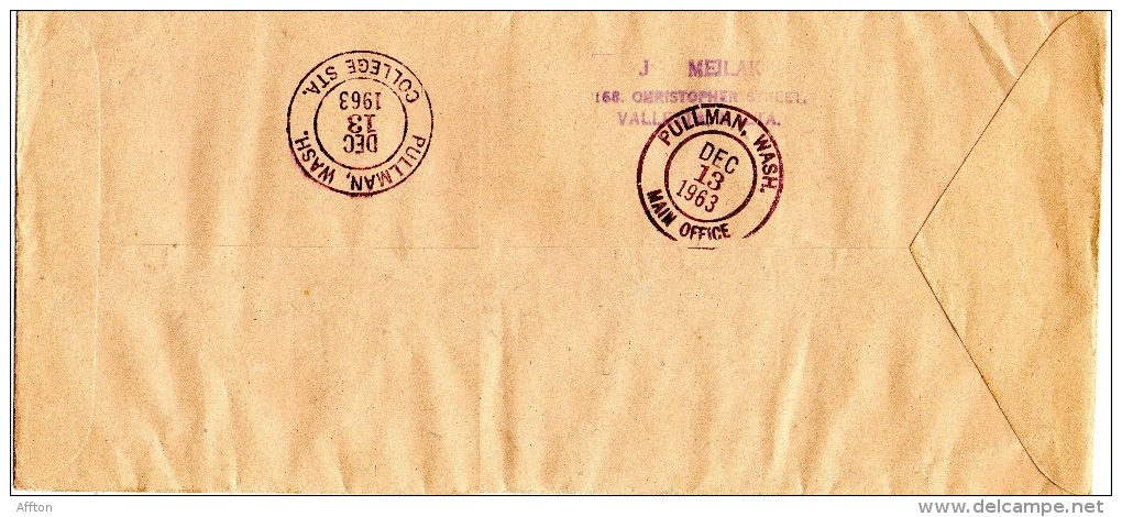 Malta 1963 Registered Cover Mailed To USA - Malta