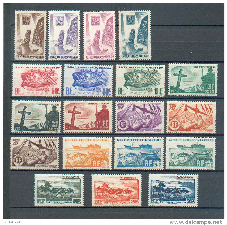 SPM 518 - YT 325 à 343 * - Used Stamps