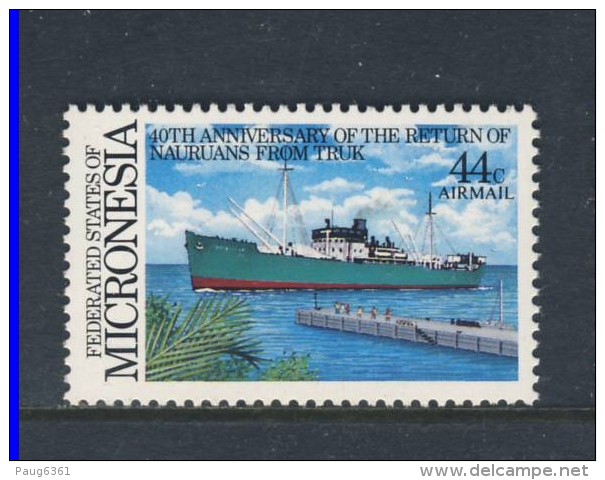 MICRONESIE 1986 BATEAUX Sc N°C20 NEUF MNH** - Micronésie