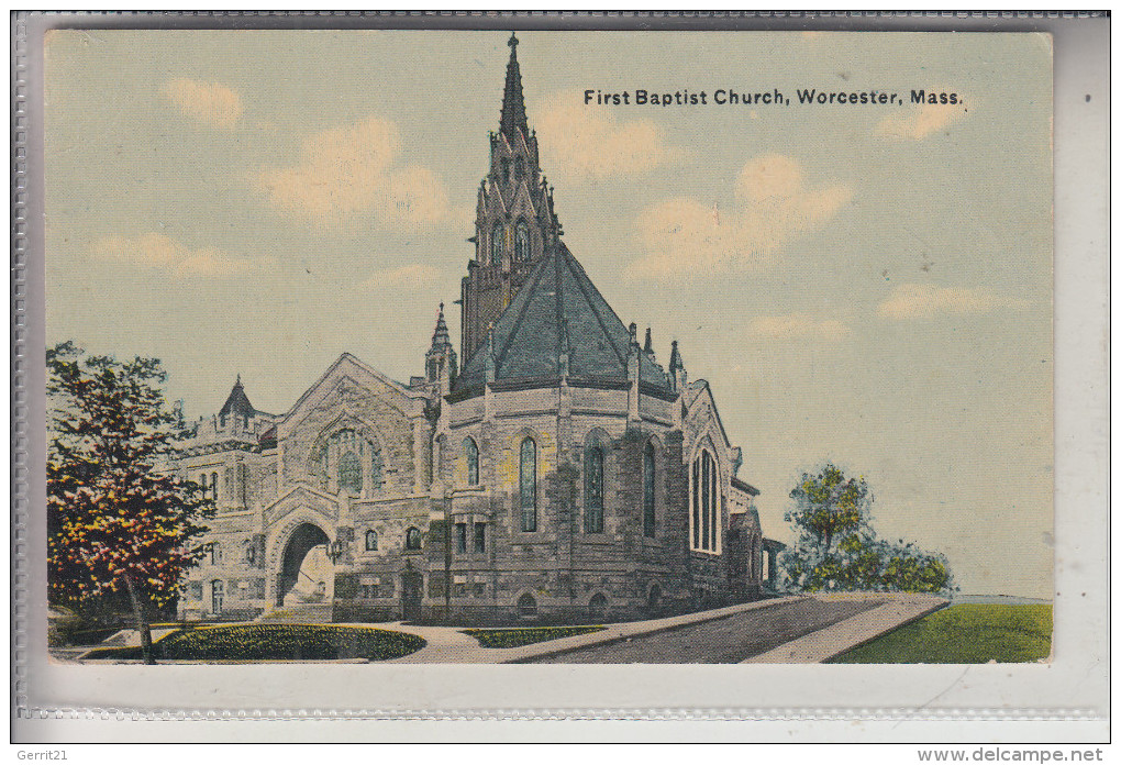 USA - MASSACHUSETTS - WORCESTER, First Baptist Church - Worcester