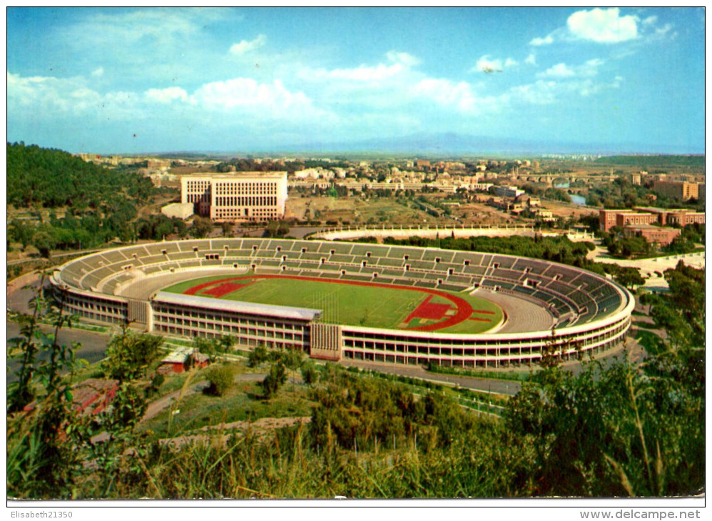 Rome,  Le Stade Olympique (avec Timbre Des Jeux) - Stades & Structures Sportives