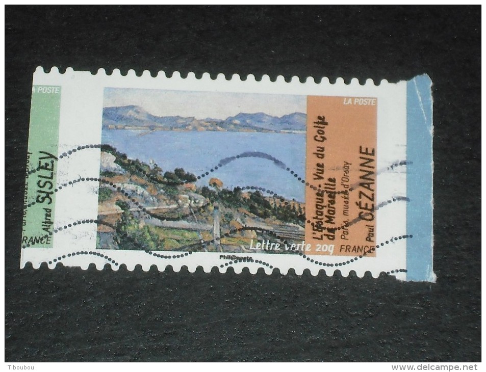 DENTELURE VERTICALE DEFECTUEUSE SUR FRANCE YT ADHESIF 826 CEZANNE - - Used Stamps