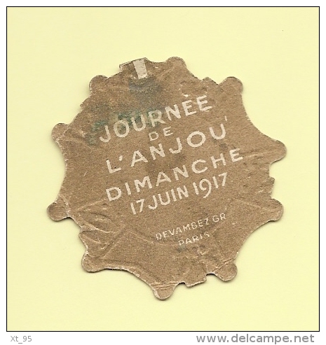 Journee De L'anjou - 17 Juin 1917 - 1914-18