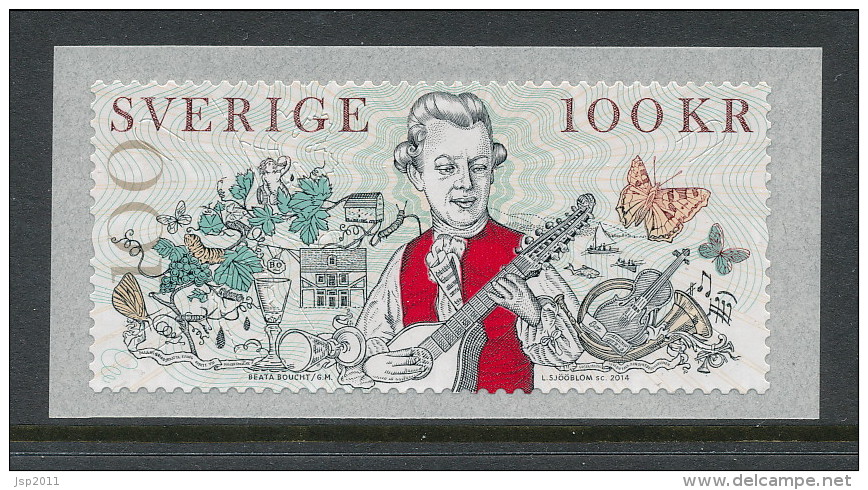 Sweden 2014 Facit # 3000. Bellman.  MNH (**) - Ungebraucht