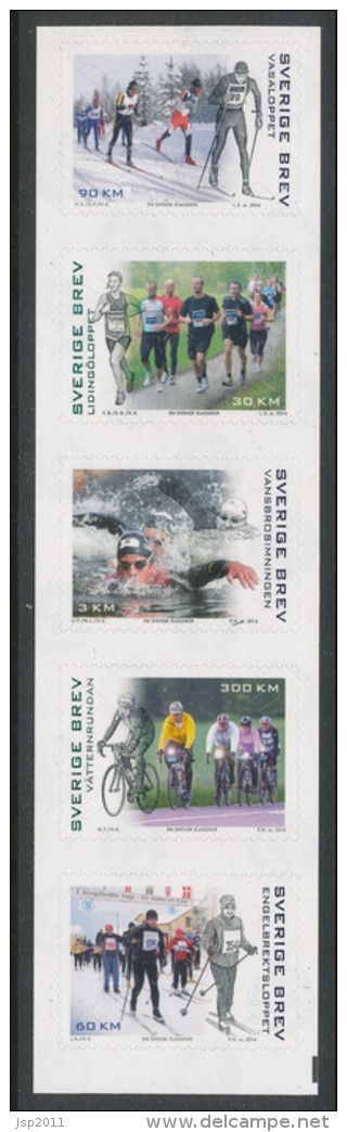 Sweden 2014 Facit # 2984-2988. Popular Sports (En Svensk Klassiker), MNH (**) - Nuovi