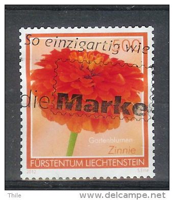 Année 2012 (o) - Flower - Fleur - Zinnie - Used Stamps