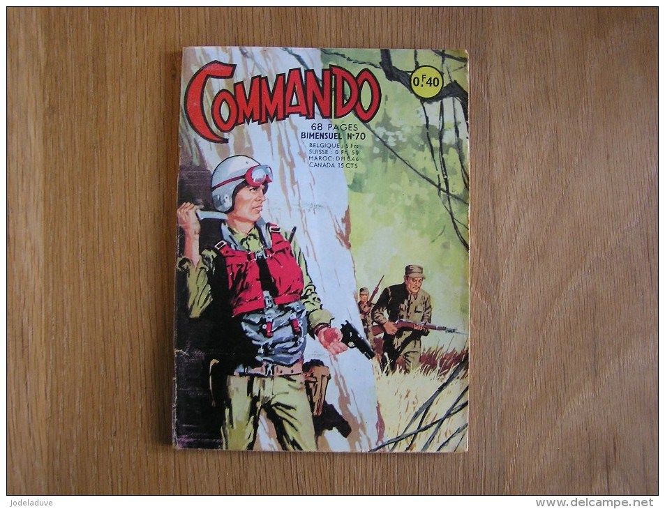 COMMANDO N° 70 Mensuel ARTIMA Petit Format Année 60 - Autres & Non Classés