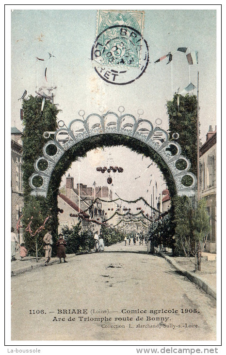 45 BRIARE - Comice Agricole 1905 - Route De Bonny - Briare