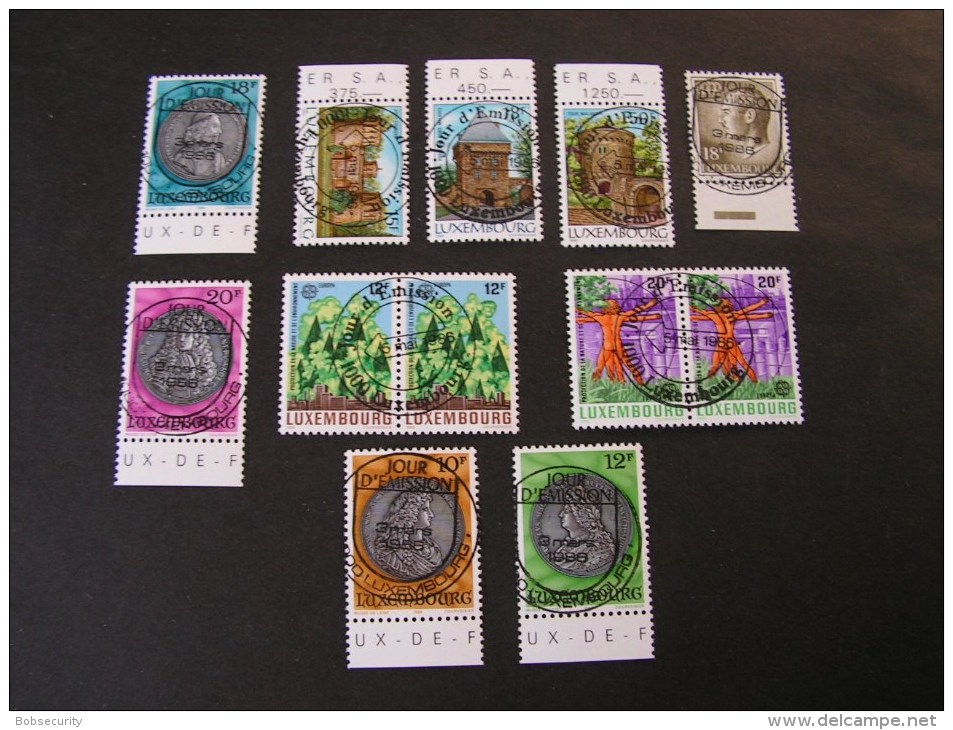 == Luxemburg , 1986    Lot - Gebruikt