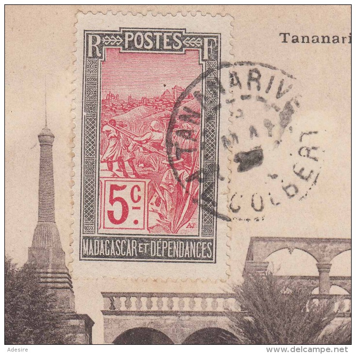 TANANARIVE Madagaskar - Le Tombeau Du Premier Ministre, Sondermarke Und Stempel 1920 - Madagaskar