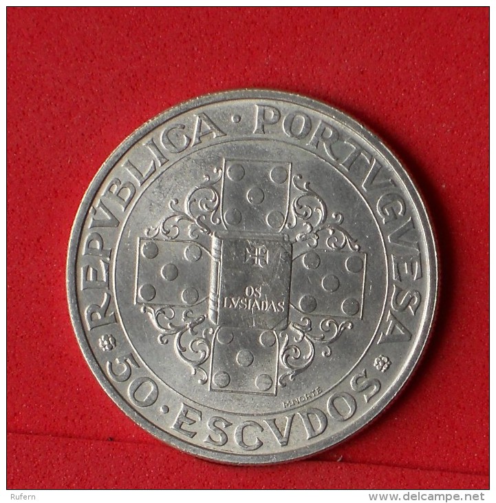 PORTUGAL  50  ESCUDO  1972  SILVER COIN KM# 602  -    (Nº07047) - Portugal