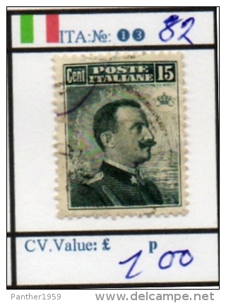 ITALY:KINGDOM#  CLASSIC DEFINITIVES (ITA 260-5 (13) - Usati