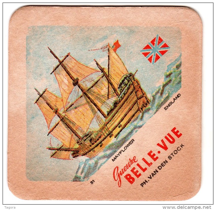 Belgique Belle - Vue Thème Bateau Navire - Sous-bocks