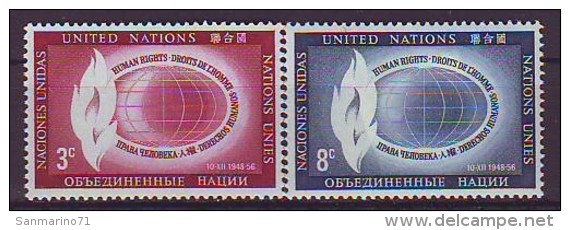 UNITED NATIONS New York 53-54,unused - Ongebruikt