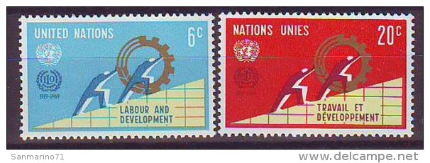 UNITED NATIONS New York 216-217,unused - Neufs