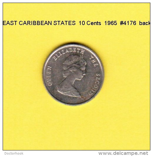 EAST CARIBBEAN STATES   10  CENTS  1986  (KM # 13) - Ostkaribischer Staaten