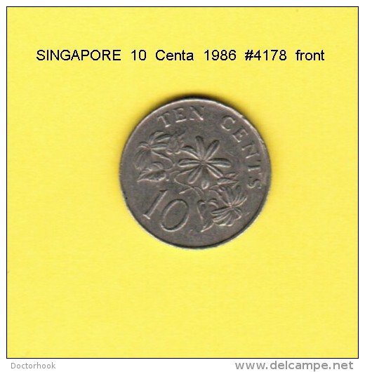 SINGAPORE   10  CENTS  1986  (KM # 51) - Singapore