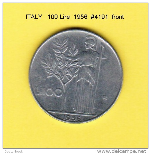 ITALY   100  LIRE  1956  (KM # 96) - 100 Lire