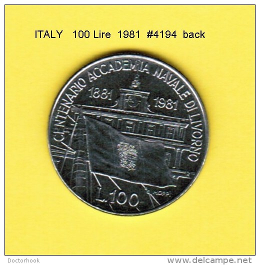 ITALY   100  LIRE  1981  (KM # 108) - 100 Lire