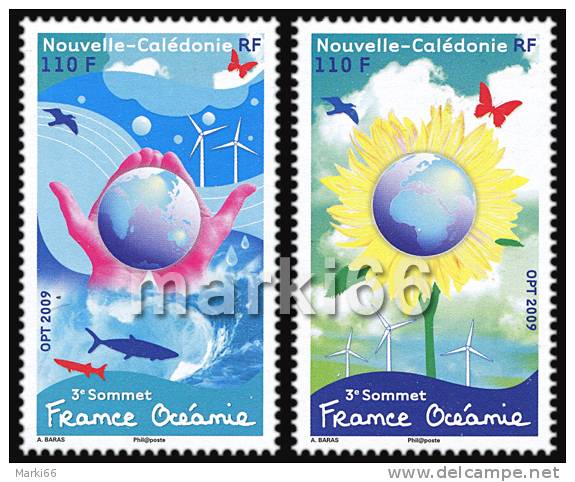 New Caledonia - 2009 - 3rd Summit Of French Oceania - Mint Stamp Set - Unused Stamps