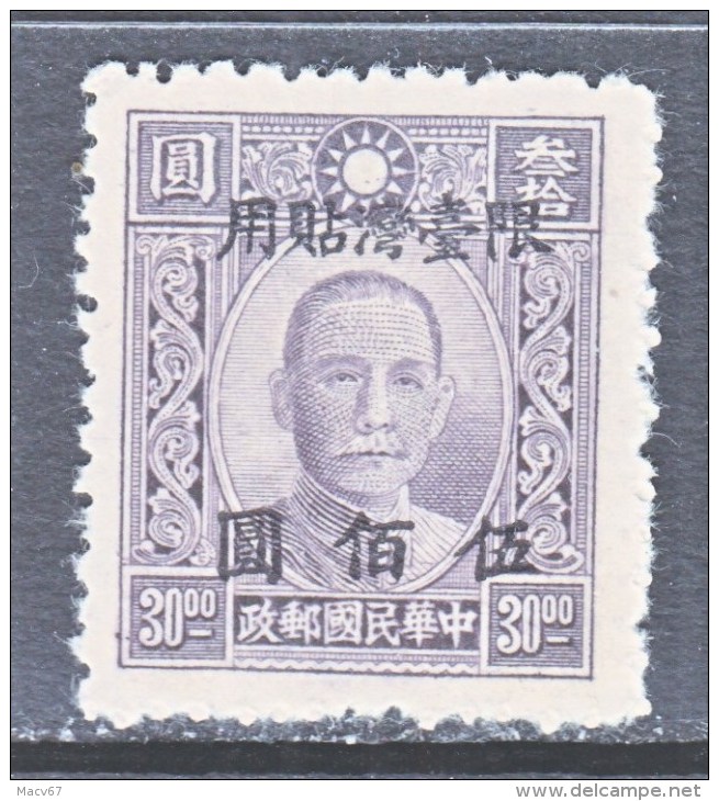 Taiwan  84   * - 1888 Province Chinoise