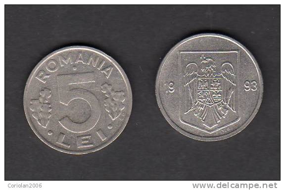 5 LEI 1993 / Circulated - Rumänien